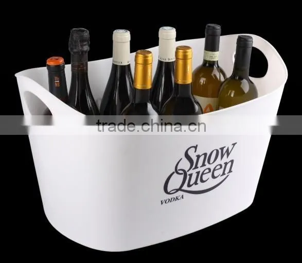 20L cheap plastic large champagne wine bucket to hold wine bottles