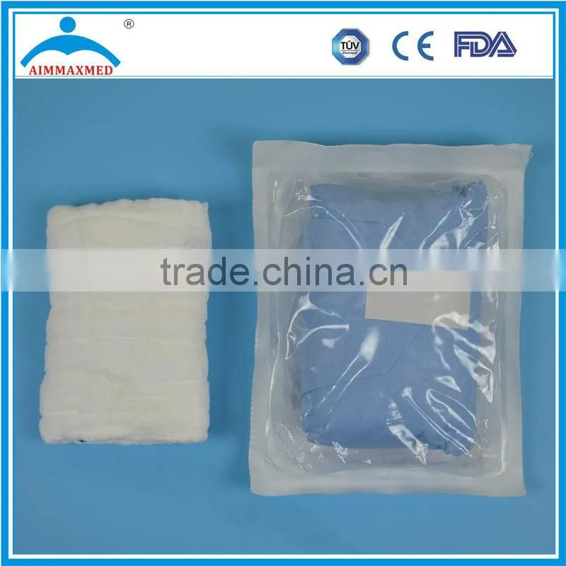 Medical Surgical Compress high absorbency 100% cotton gauze sponge/swab