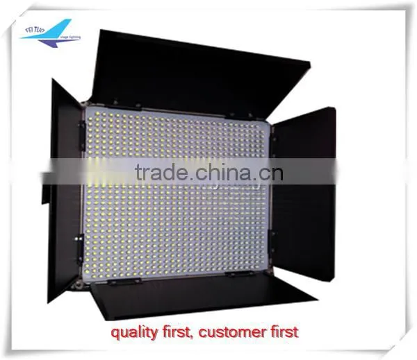 Warm & cool white background 896pcs pannel led theater stage light/led studio light