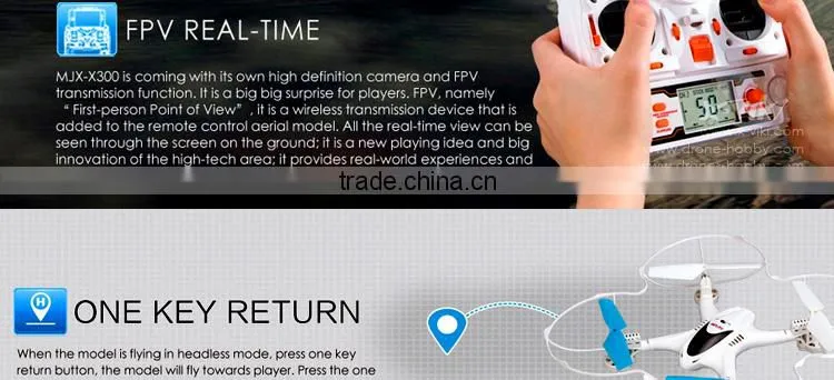 MJX X300C WIFI FPV Headless Mode 2.4G Remote Control Quadcopter with C4005 Camera