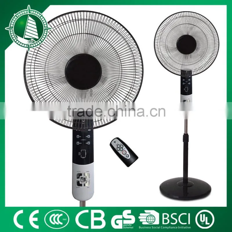 2016 electric fan stand fan hot selling grill high-tech base