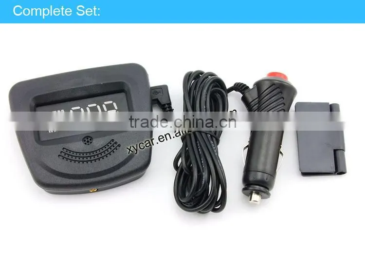 Universal Head Up Display KM/h & MPH speeding warning with speed GPS HUD XY-HUD203