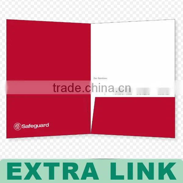High Quality Fashion a4 a5 Leather Folder Pu Folder Black Brochure Production And Print