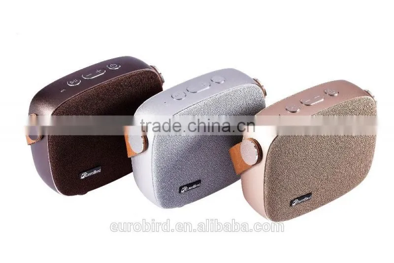 2016 Portable Stylish Waterproof Wireless High-end Fabric Mini Bluetooth Speaker with CE/FCC/ROHS Certificate