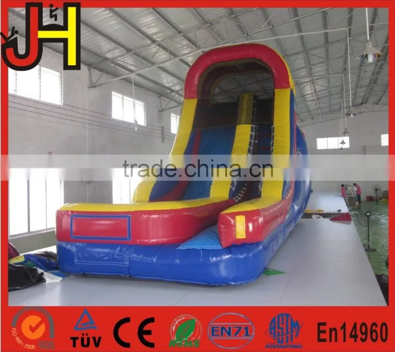 18 ft Water Slide Wet or Dry Super Max Splash Speedy Single Lane Deluxe Slide