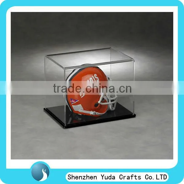 acrylic helmet box,football helmet display case,acrylic helmet display case