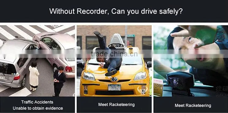 4.3 inch screen Grey + Black colors Car Black Box Dash Cam with Wifi and 3G