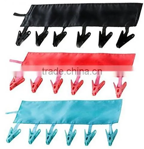 Outdoor Camping Folding Hangers Plastic Clothing Travel Foldable Hanger Skirt Hangers T-shirt Hangers