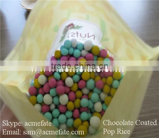 Halal/HACCP Wholesale Chocolate Coated Pop Rice