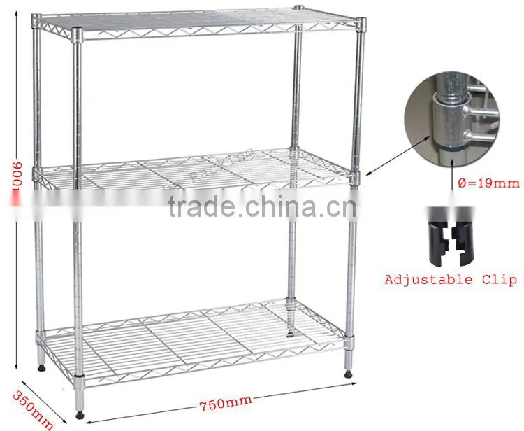 CW-17 shelf bracket support with chrome plated