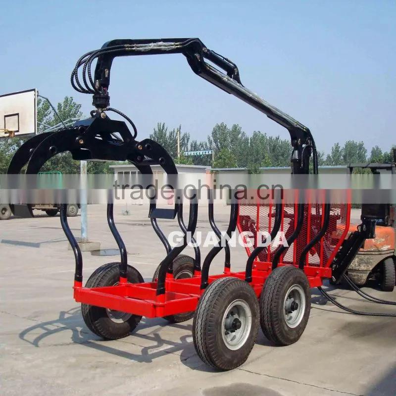 1T log loader with trailer