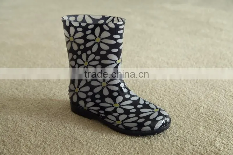 Kids Winter Warm Lining PVC Rain Boots