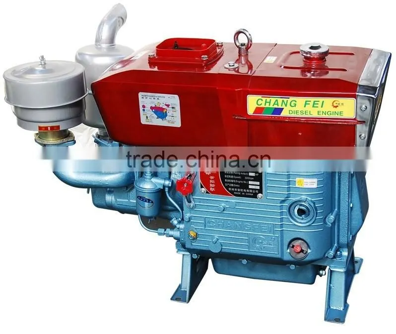 JD1300 diesel engine best quality single cylinder diesel engine with radiator