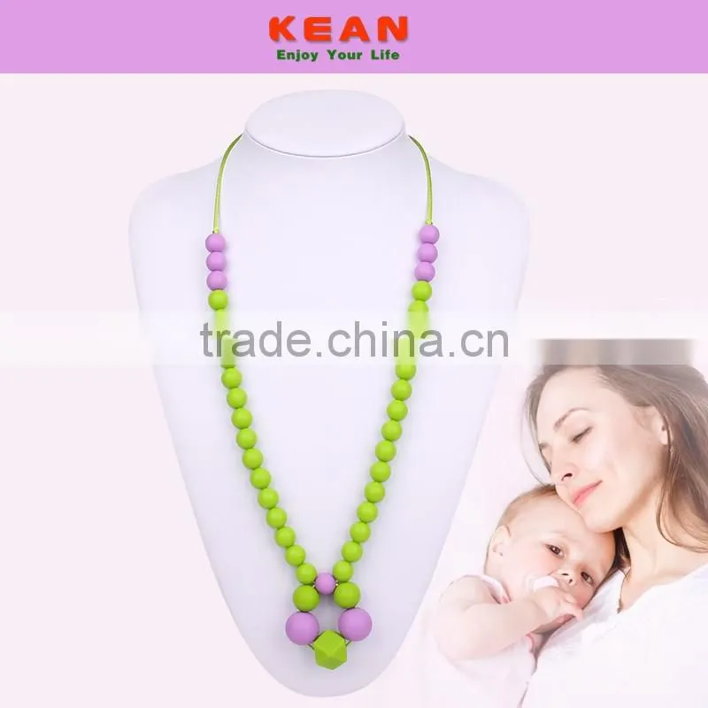 Baby Silicone Necklace Make by Food Grade Silicone Use for Baby Necklace