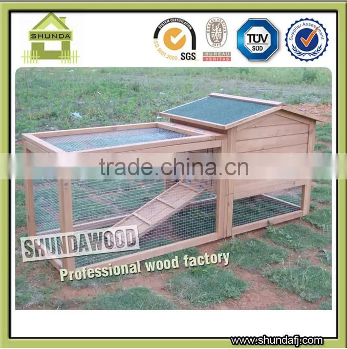 SDR015 Outdoor Wooden rabbit house rabbit hutch manufacturers