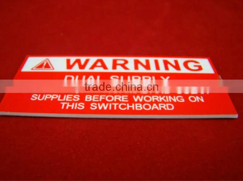 Custom ABS Solar Label Sheet