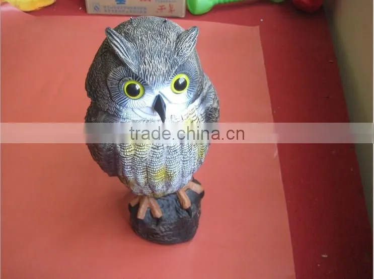 OEM blow molding plastic owl hunting decoys,owl decoration.