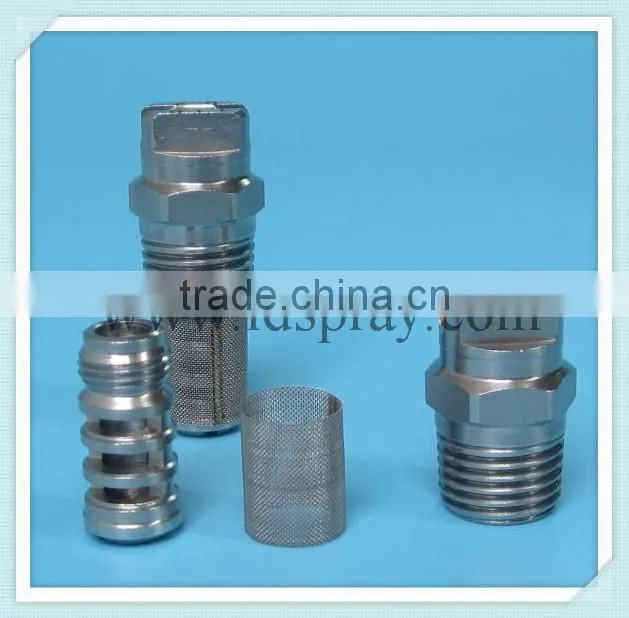 11015 or 11002 Hvvl flat fan spray vee jet nozzle with stainless steel filter