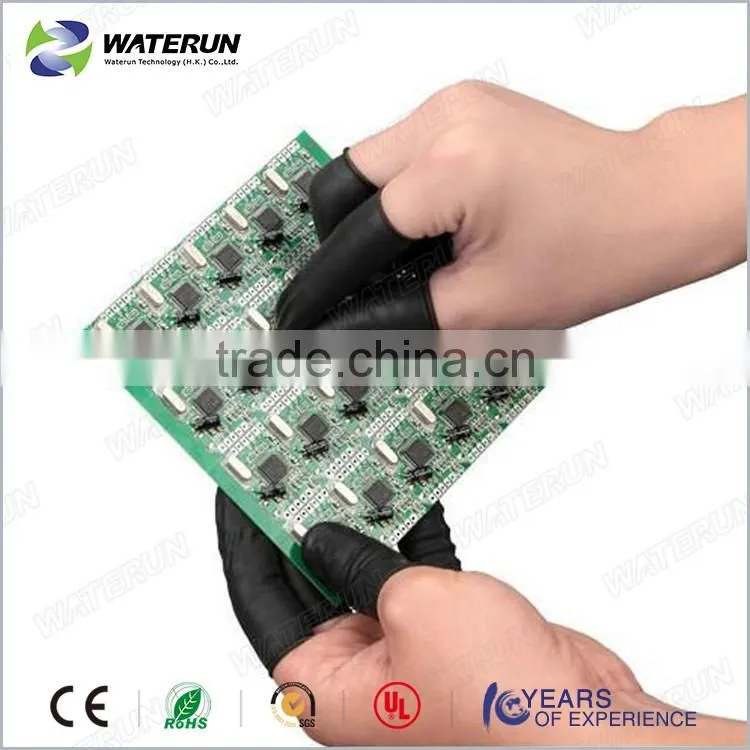 latex finger cot,black ESD finger cot
