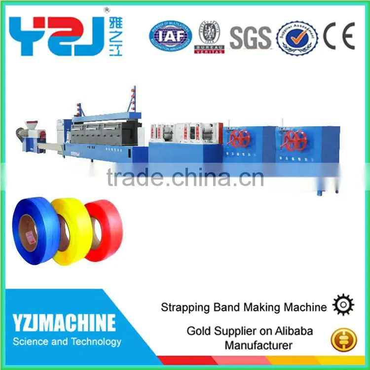 China supplier pet strapping strip line polyester strap machinery