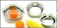 STAINLESS STEEL SERVING BOWLS POLISHED