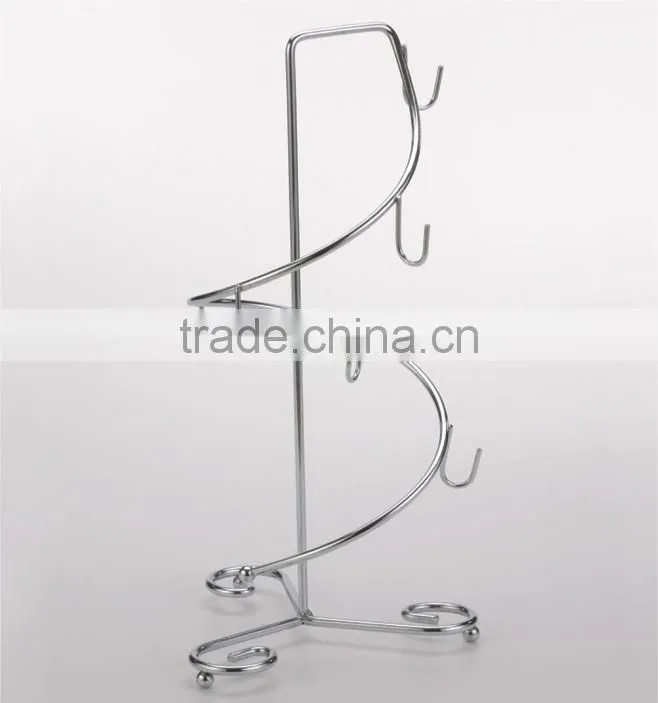 metal wire cup hanger rack