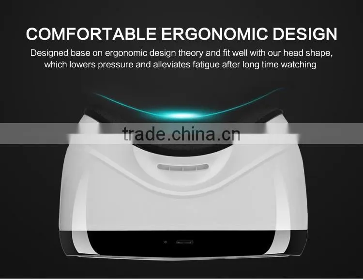 China factory and good quality lower price Plastic VR Headset All in One VR with high transparent optic resin material