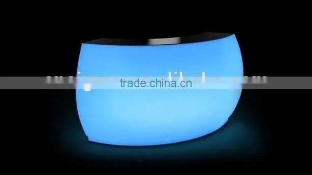 LED light tall commercial restaurant bar counter design for sale