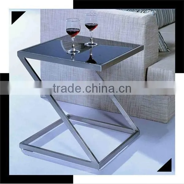 Living room stainless steel center table