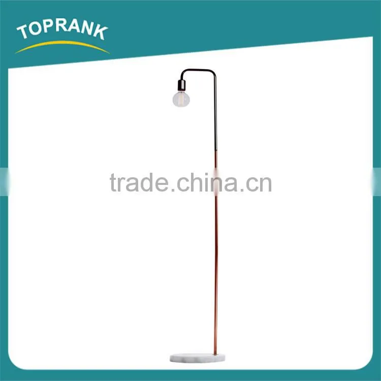 153cm luxury decorative marble base antique copper vintage floor lamp