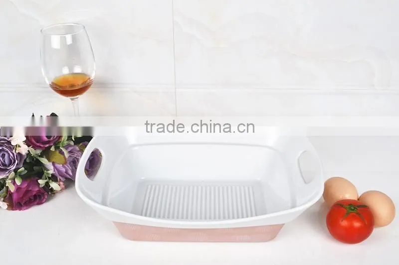 11.5" Square ceramic baking dish