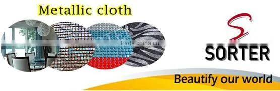 china factory spangle sequin curtain/metal mesh curtain/wire mesh curtain