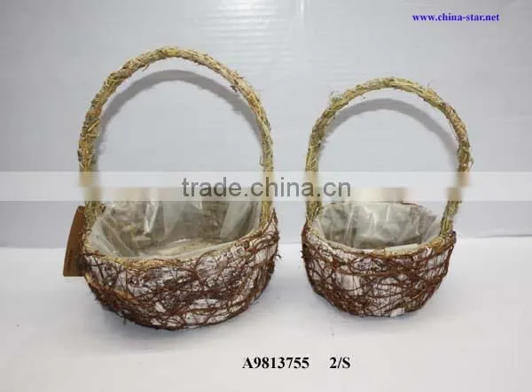 heart shaped basket for floral