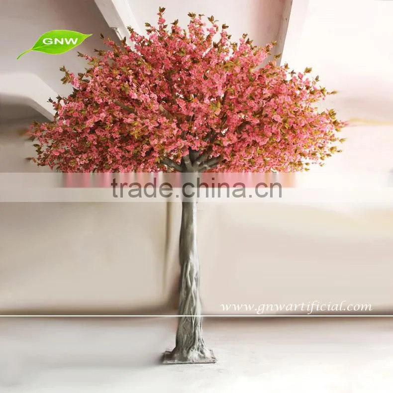 Pink Indoor Ornamental Artificial Cherry Blossom Tree 3.5 Meter High Wholesale High Simulation