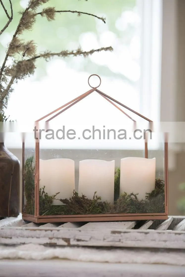 Glass Candle Display Candleholder For Home Decoration