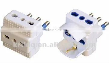 multi electric 2 round pin plug and sockets M644