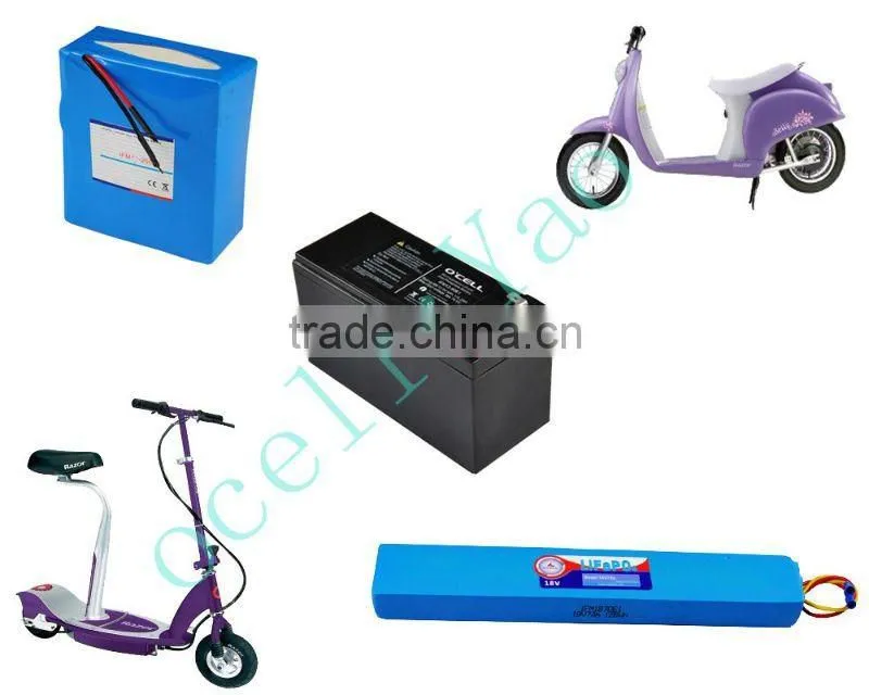 Li-ion 12V 24V lithium battery for scooter