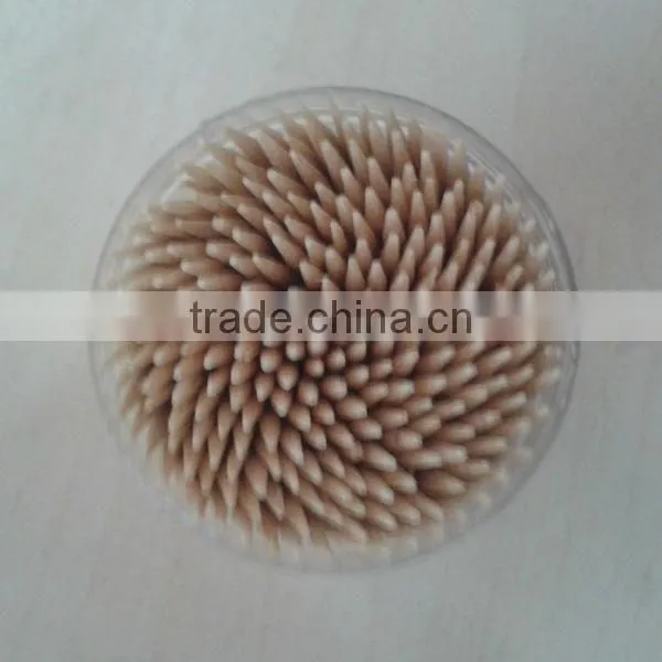 High quality plastic tube packing bamboo toothpick