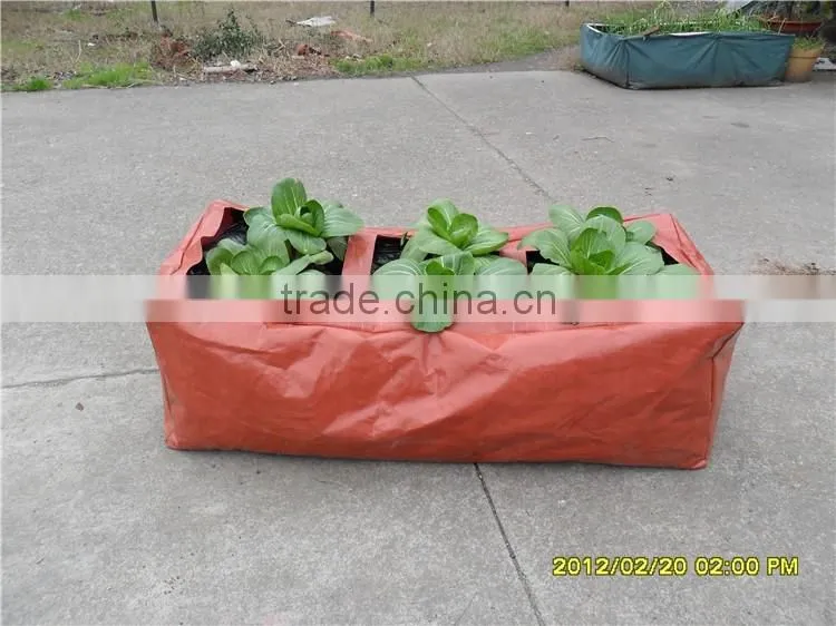 Cheap environmental PE plastic woven garden planters