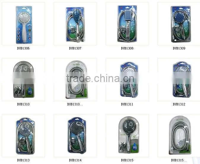 3PC Shower Head With Shower Hose Set
