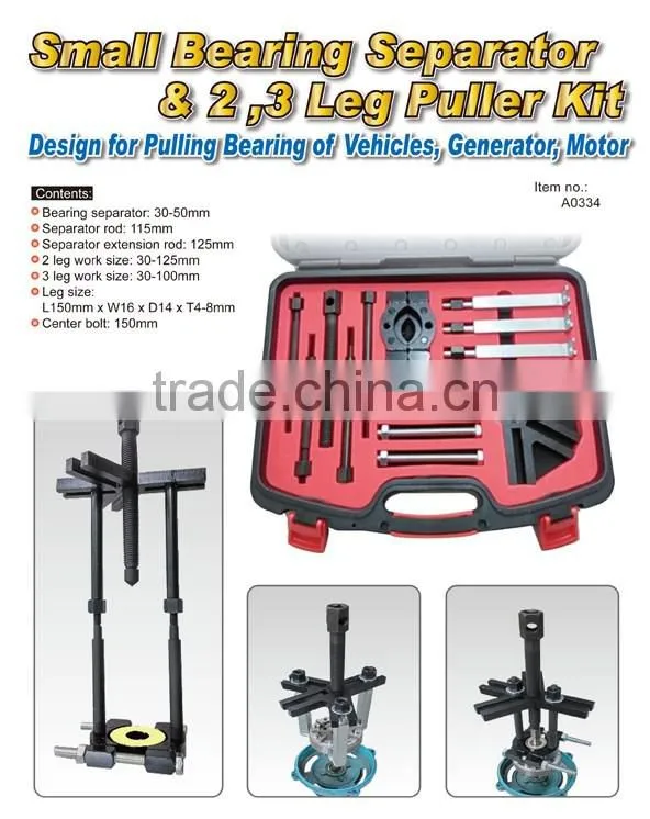 Small Bearing Separator & 2 ,3 Leg Puller Kit