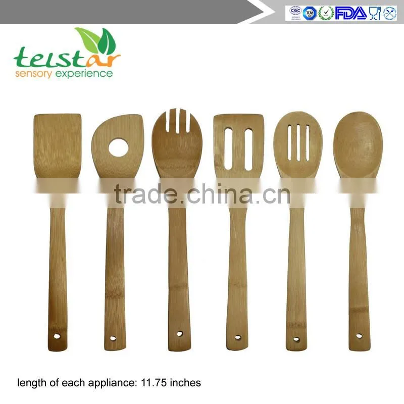 7-piece Bamboo cutlery sets( 6 Utensils Plus Holder ) in a Gift Box