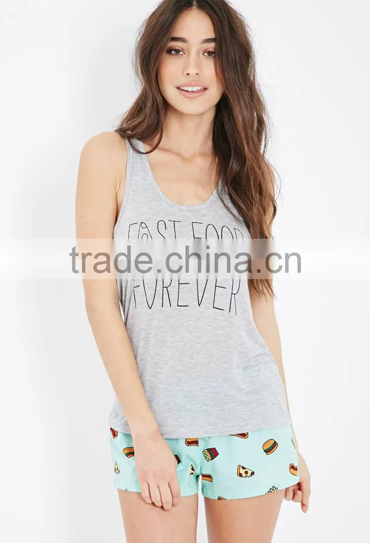 2016 loose cute thin summer homewear for lady