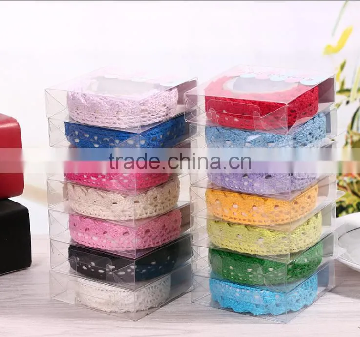 1.6cm*1m cotton lace decorative washi tapes for diy