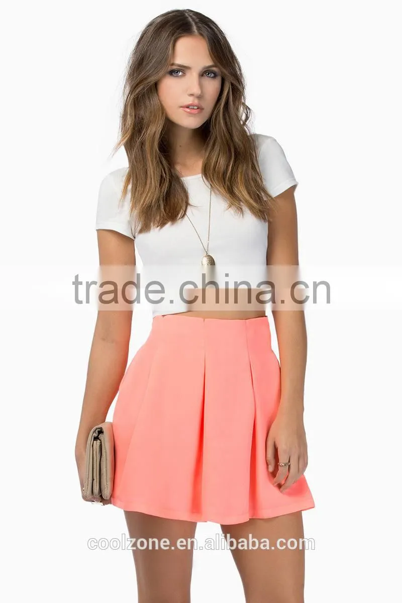 Latest skirt design pictures hot skater skirt fashion lady skirts