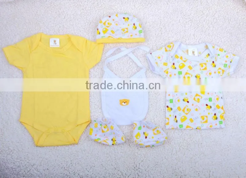 baby 5pcs gift box/baby wear/gift boxes for baby clothes/baby garments