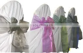 Organza sash for chair cover 6"x108" beautiful organza chair sash