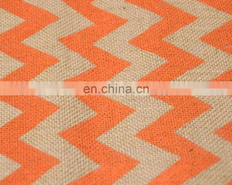 Wholesale Raised Grain Flax Table Runner Chevron
