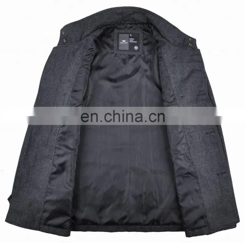lastest design mens spring top grade handsome cashmere overcoat