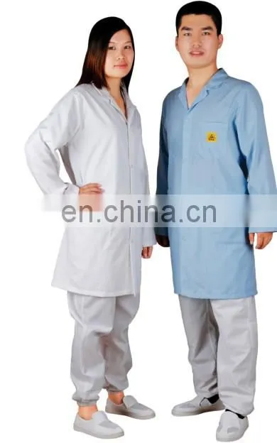 Best selling standard 3/4 length antistatic lab coat smock